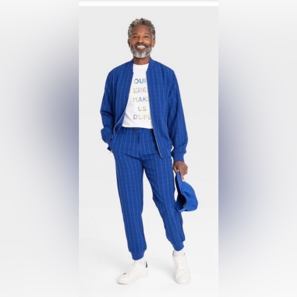 Blue Pinstripe Jacket